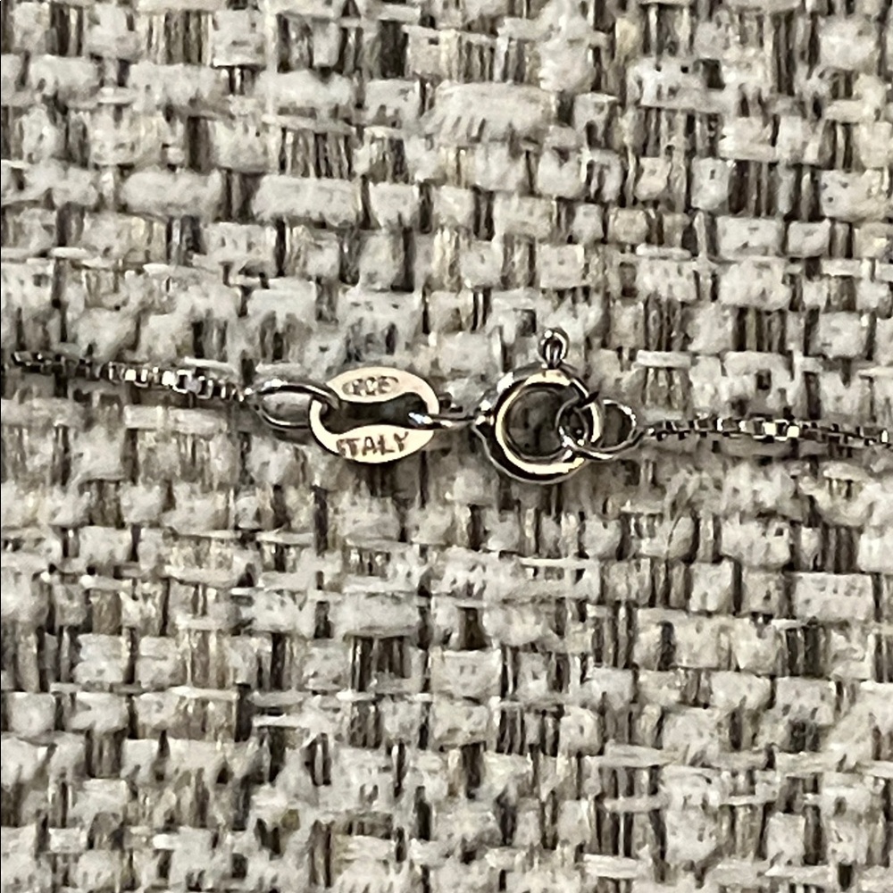 Sterling Silver and‎ Gold Cross Diamond Pendant Necklace - Picture 6 of 7